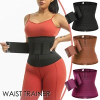 women waist trainer belt snatch me up bandage wrap waist adjustable belly tummy control slimming body shaper stretch bands