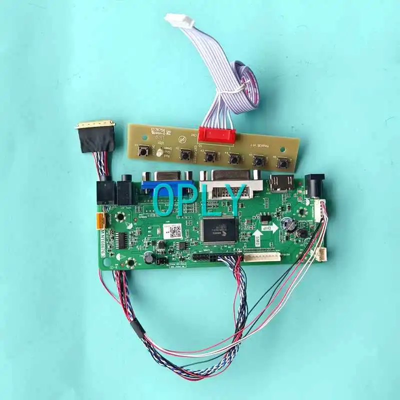 

Панель управления для ноутбука B156HW01, B156HW02, B156HW03, плата контроллера, совместимая с HDMI, VGA, DVI, 1920*1080, 40-контактный LVDS, Комплект «сделай сам» 15,6"