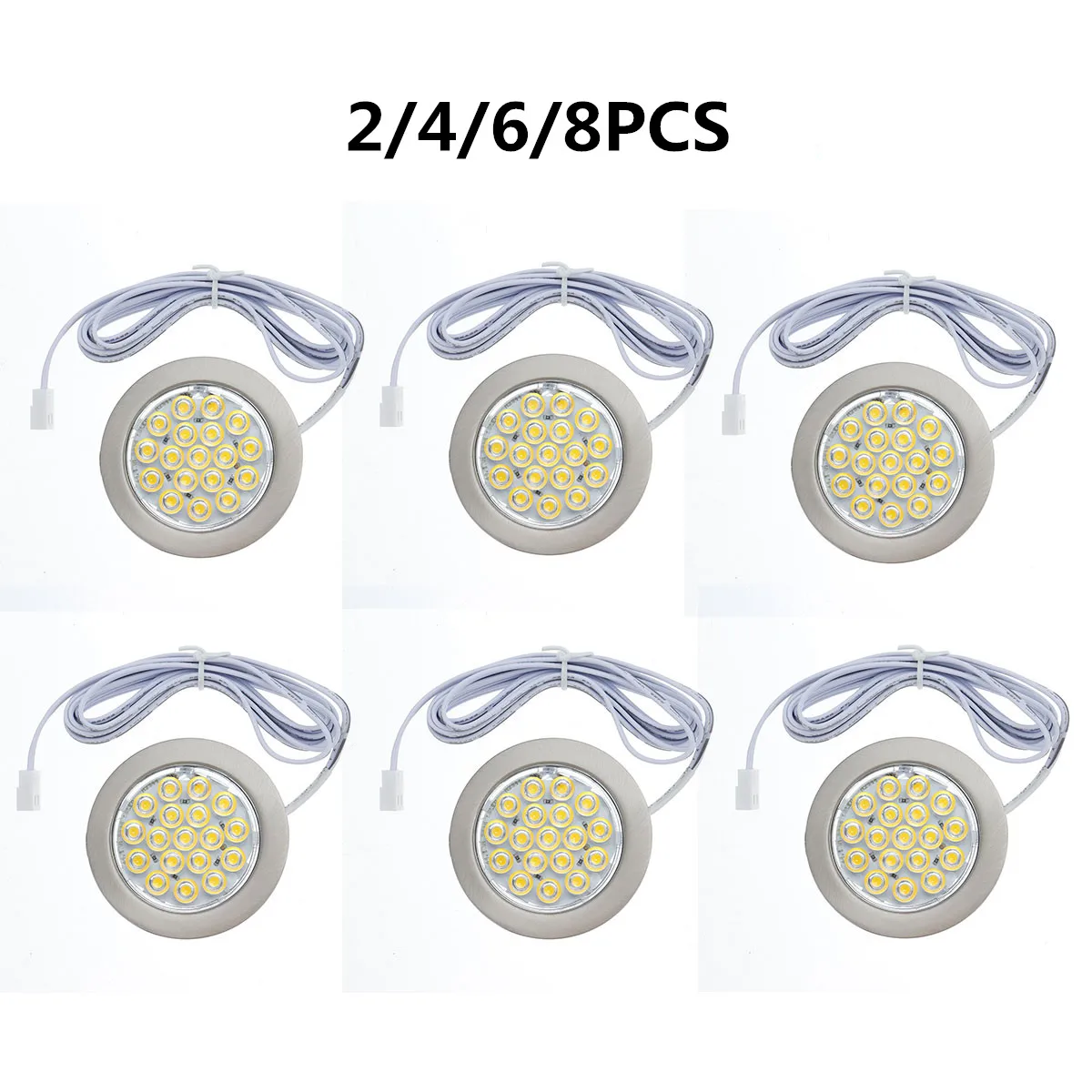 2/4/6/8 шт., лампа для чтения салона автомобиля