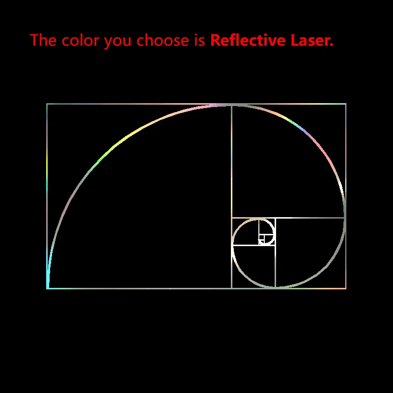

Спиральная виниловая наклейка Fibonacci, декор для окна автомобиля, бампера, Science Math Engineering, наклейки для ноутбука с золотым соотношением для Apple MacBook