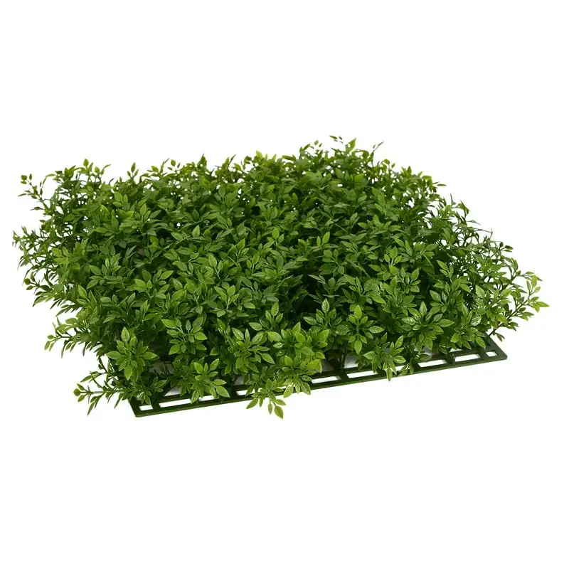 

11" Artificial Green UV Coated Mini Leaf Matt, Pack of 2