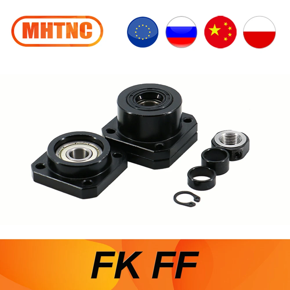 Шариковая винтовая Опора FK10 FF10 FK12 FF12 FK15 FF15 SFU1204 SFU1605 SFU2005 склад в ЕС | Строительство