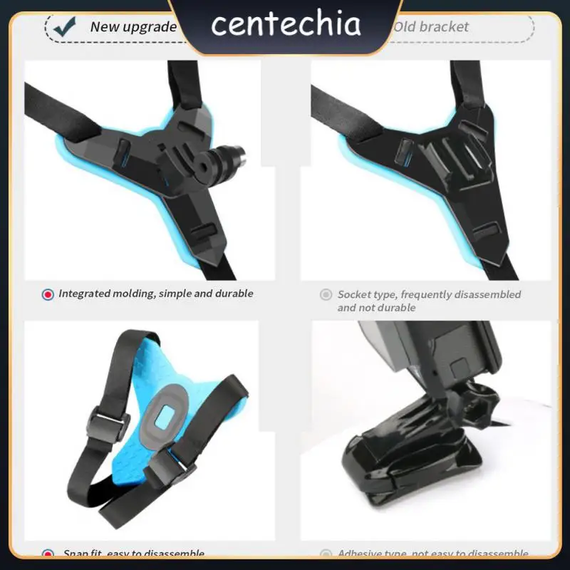 

Go Xinjiang Osmo Camera Base Bracket Motorcycle Helmet Chin Mount Universal Helmet Camera Bracket Portable Durable