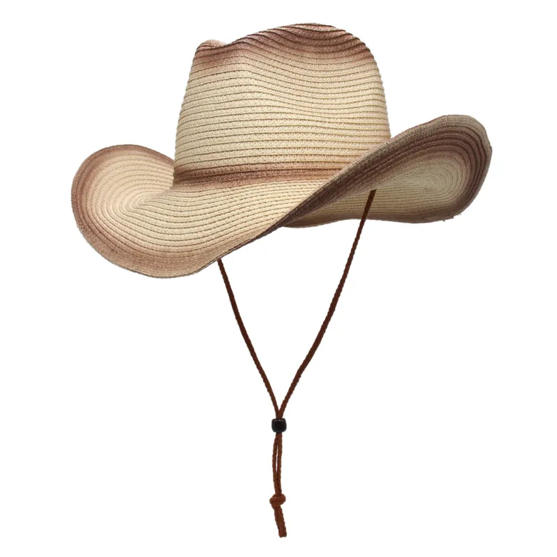 

summer Fashion 2022 beach accessories sun protection Straw hats hats for with chain cowboy Men's Panama floppy hat Bucket chapel