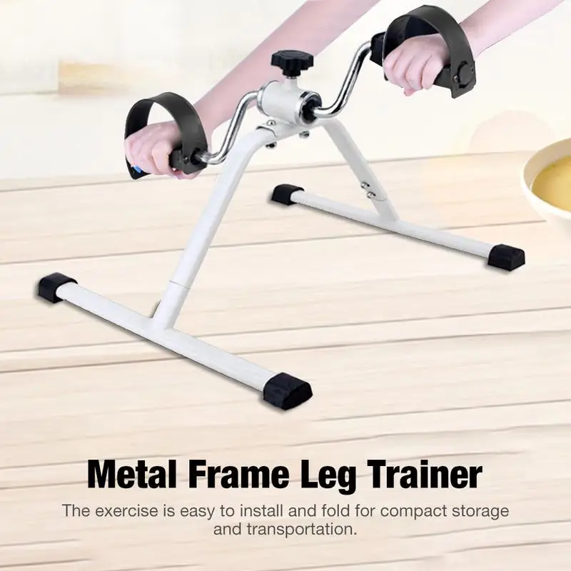 

Metal Frame Pedal Exerciser Muscle Training Fully Assembled Exercise Pedals Arms Legs Trainer For Indoor