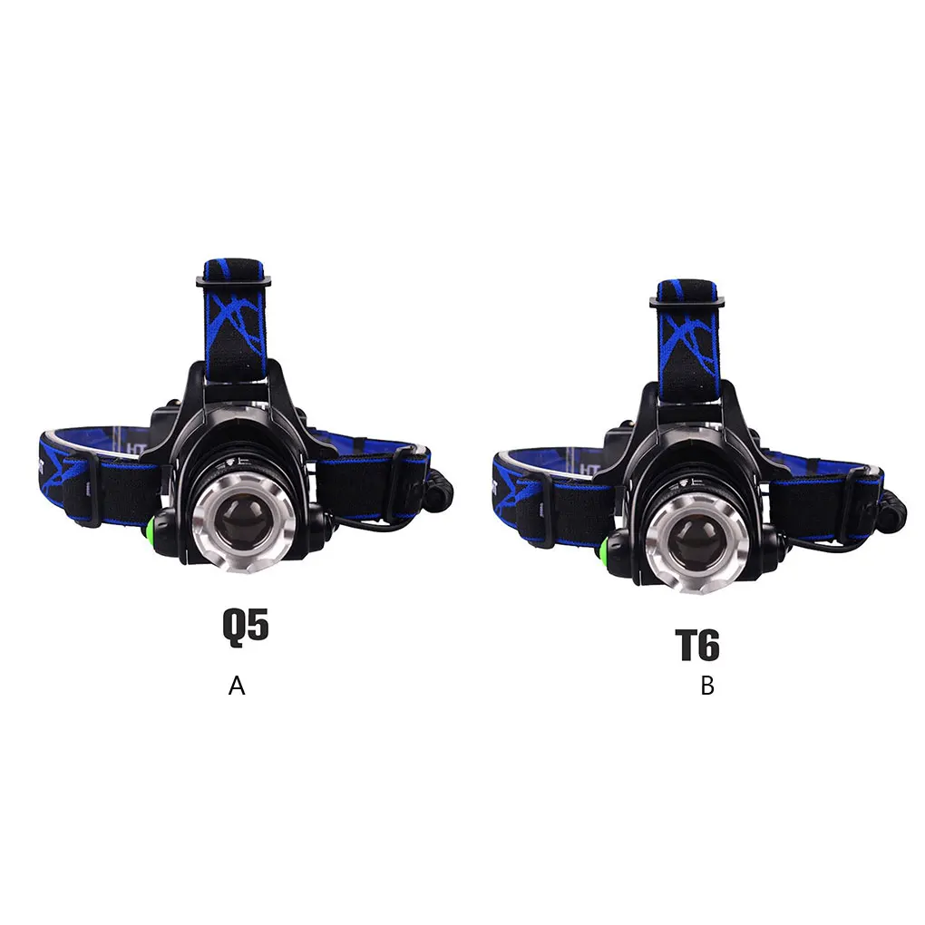 

Headlight Camping Headlamp Rechargeable Flashlight Sports Head Torch