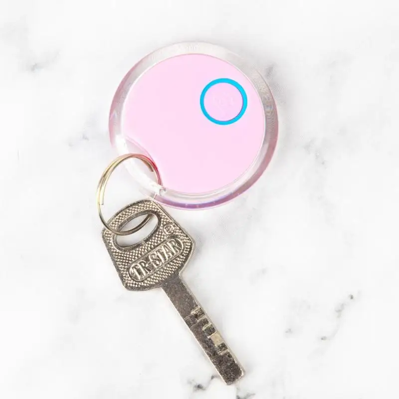 

Mini Bluetooth Keys Wallet Pet Anti-Lost Smart Finder Tracker 2-way Search Alarm Locator Suitable For Android IOS (App: iFindU)