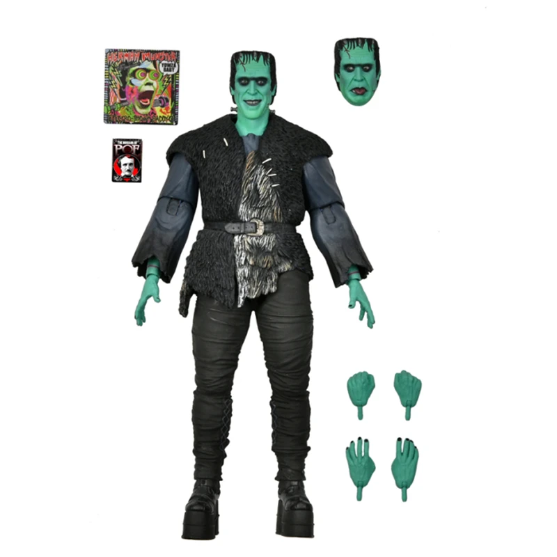 

7 Inches Neca The Munsters Ultimate Herman Munster Movie Action Figure Collectible Garage Kit Soldiers Model Doll Toys Gift