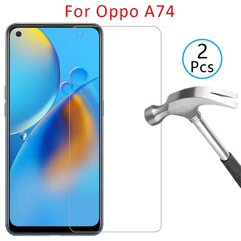 

for oppo a74 cover screen protector tempered glass on opo opp a 74 74a 5g oppoa74 oppo74a protective phone coque bag 360 9h