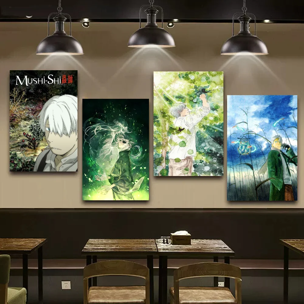 Mushishi Anime Posters Sticky HD Quality Wall Art Retro For Home Kawaii Room Decor
