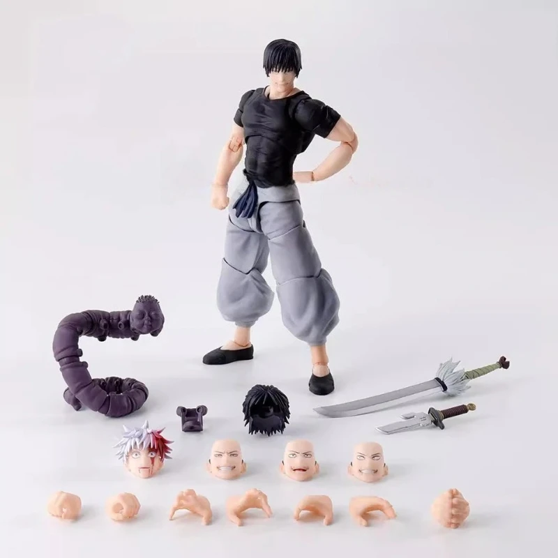 Коллекционная подвижная фигурка Bandai Jujutsu Kaisen SHF Тоши Фушигуро, 15,5 см, подарок на день рождения, декор для рабочего стола QWIOOE, новинка (art.: 3920da91fb547) - 3920da91fb547