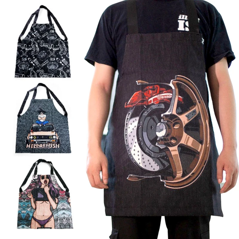 

Кухонный Фартук без рукавов, регулируемый шейный фартук для женщин и мужчин, водонепроницаемый устойчивый к пятнам фартук для готовки дома ...