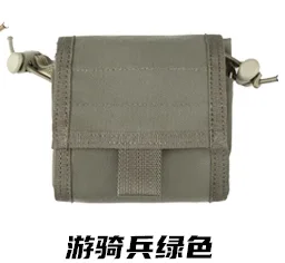 Outdoor Sports Airsoft Tactical Shooter Hunting Training Vest Belt CP Tool Storage Bag Foldable Recycling Bag