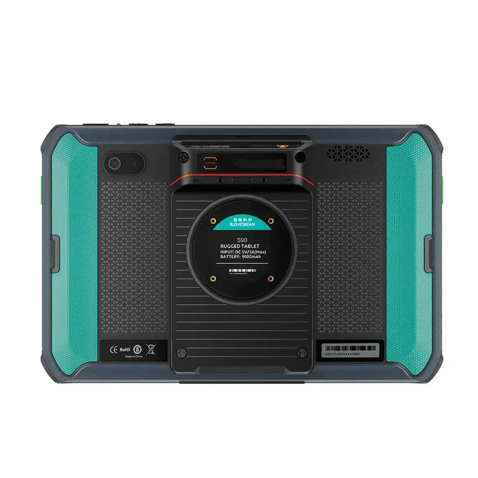 8-дюймовый сенсорный дисплей Промышленный КПК 4G Android Прочный планшет 1D 2D сканер