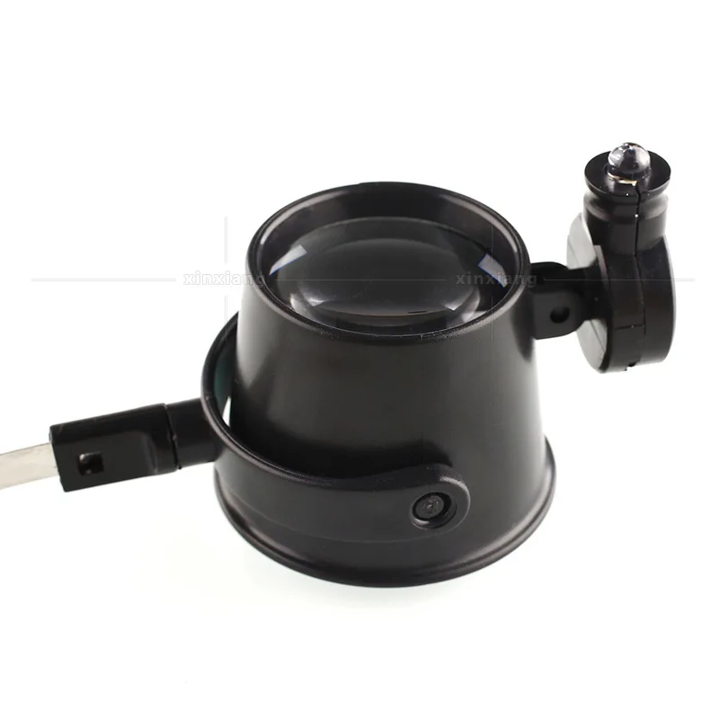 15X 20X Loupe Magnifying With LED Light Glasses Lens for Watchmaker Watch Repairing Tools Eye Magnifier Clock Repair Accessories