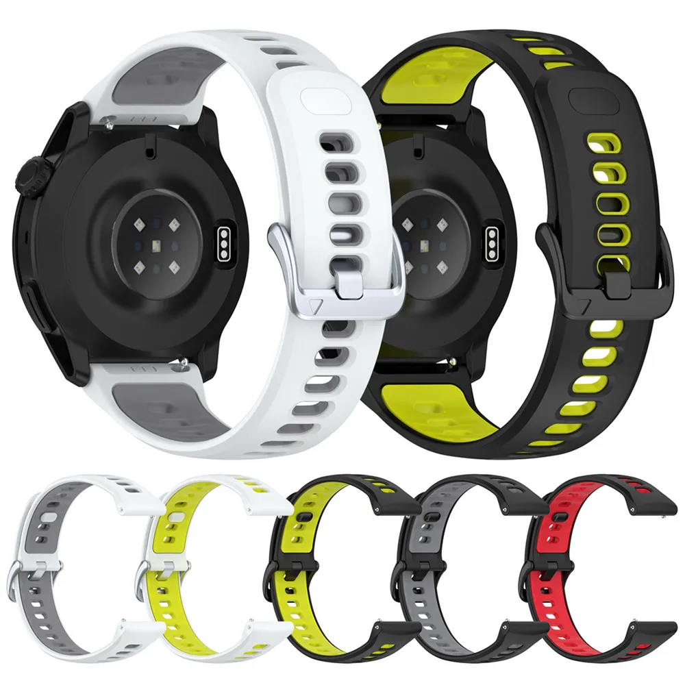 Фото Универсальный силиконовый ремешок 22 мм, подходит для COROS PACE 4 3 / APEX 4 42MM / 2Pro / PRO, для часов OPPO S X X2 / Oneplus watch 3 2 1 №3