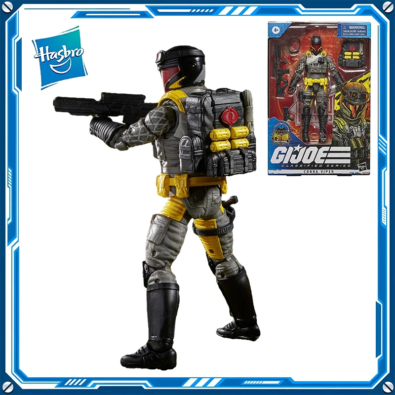 

In Stock 6Inch Original Hasbro G.I.Joe Python Patrol Cobra Viper PVC Anime Figure Action Figures Model Toys