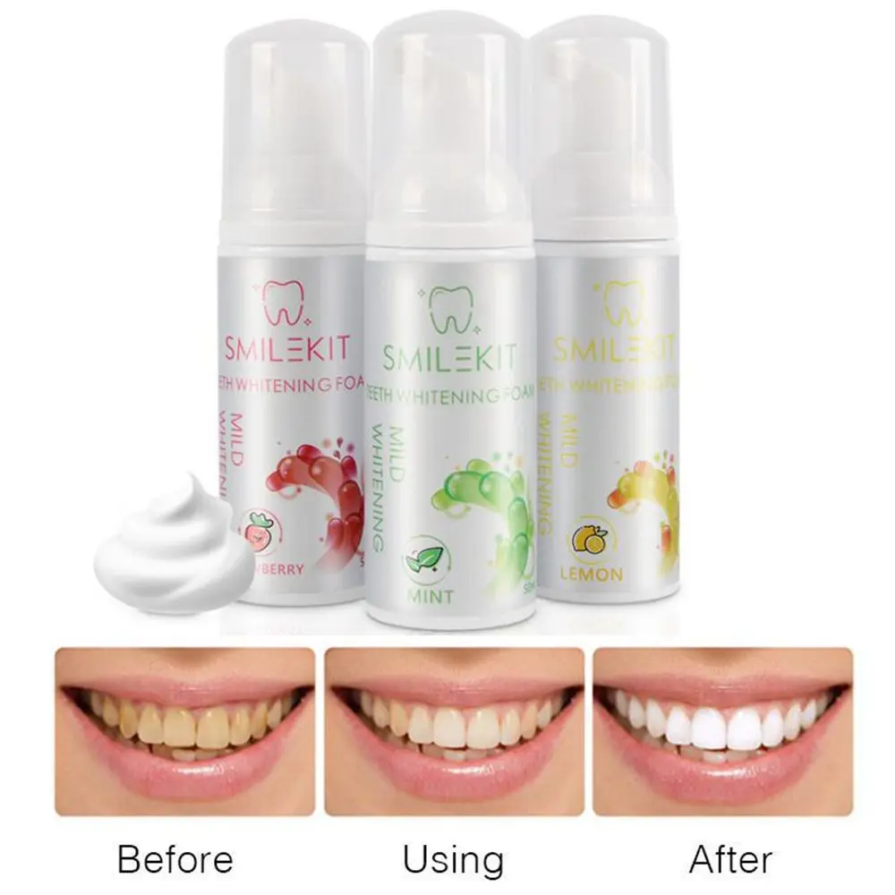 

Stain Removal Oral Hygiene Breath Dental Tool Teeth Mousse Teeth Whitening Mouth Wash Toothpaste Whitening Foam