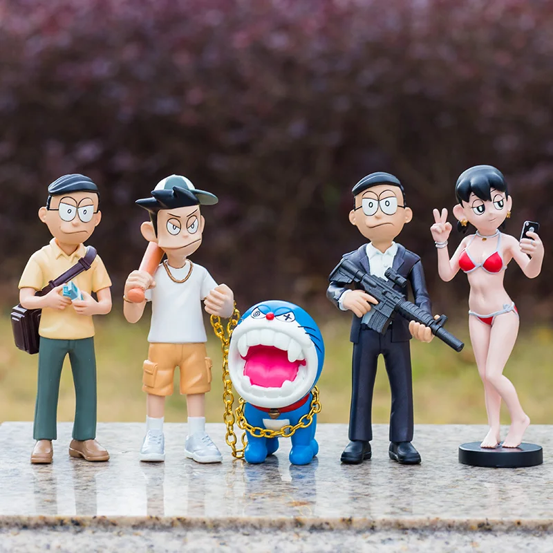 

Фигурка Doraemon Sin City, Гута, Такеши, нобитая, минимото, Shizuka, аниме модель, статуэтка, коллекционный орнамент, симпатичный подарок