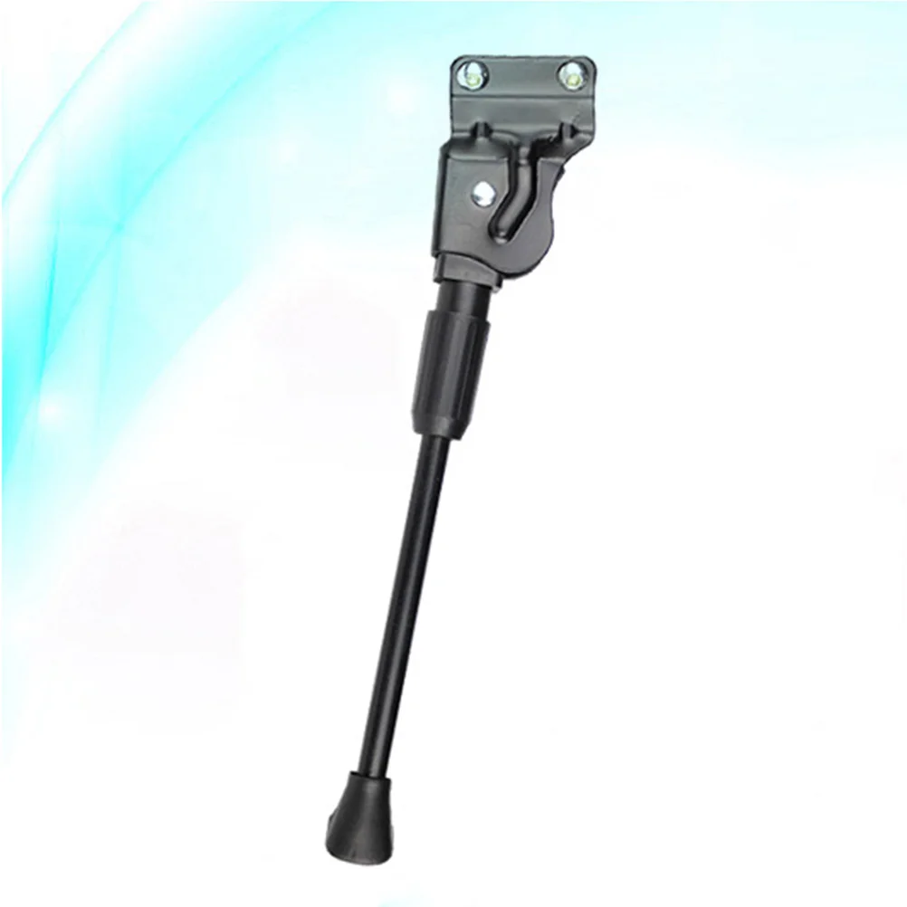

2 Holes Bike Kickstand Kickstand Single Side Stand Folding Stand Support Rear Mount (Black)
