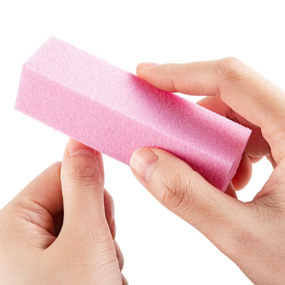 Sponge Manicure Nail File Tofu Block Nail Care Polishing Strip Polishing And Trimming Uneven Nail Tools Nails Buffer Grind Block