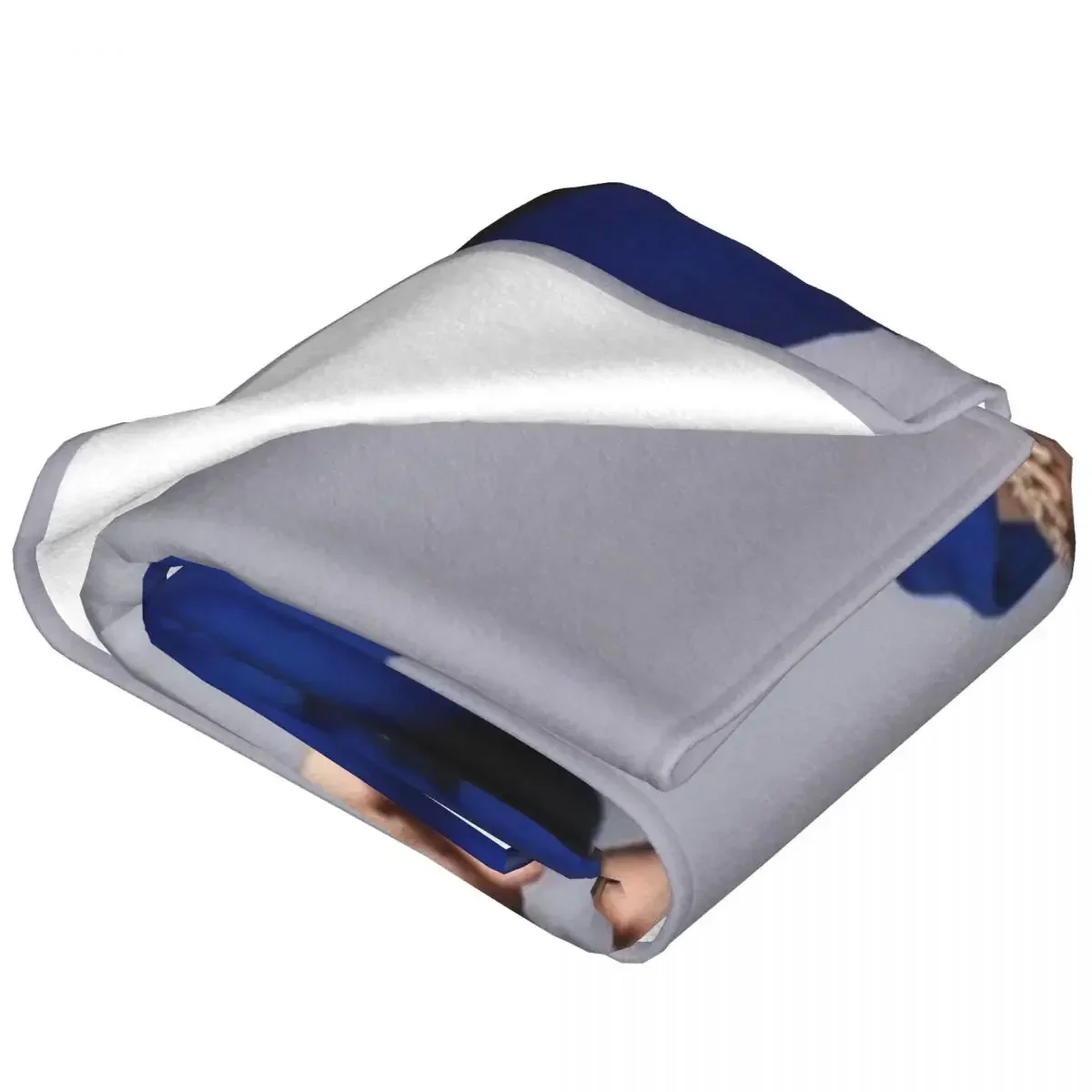 N-Natanael Canos Musician Синее Фланелевое Одеяло Портативное Теплое Дорожное Дизайнерское