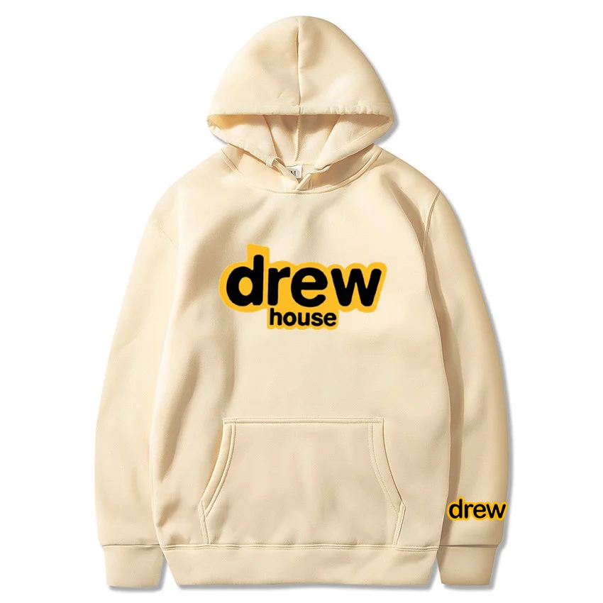 

Hoodie Sweatshirt Men Fashion Streetwear Drew House Justin Bieber Hoodies Tops Pullover Mens Hoody Hooded Sweatshirt Clothes