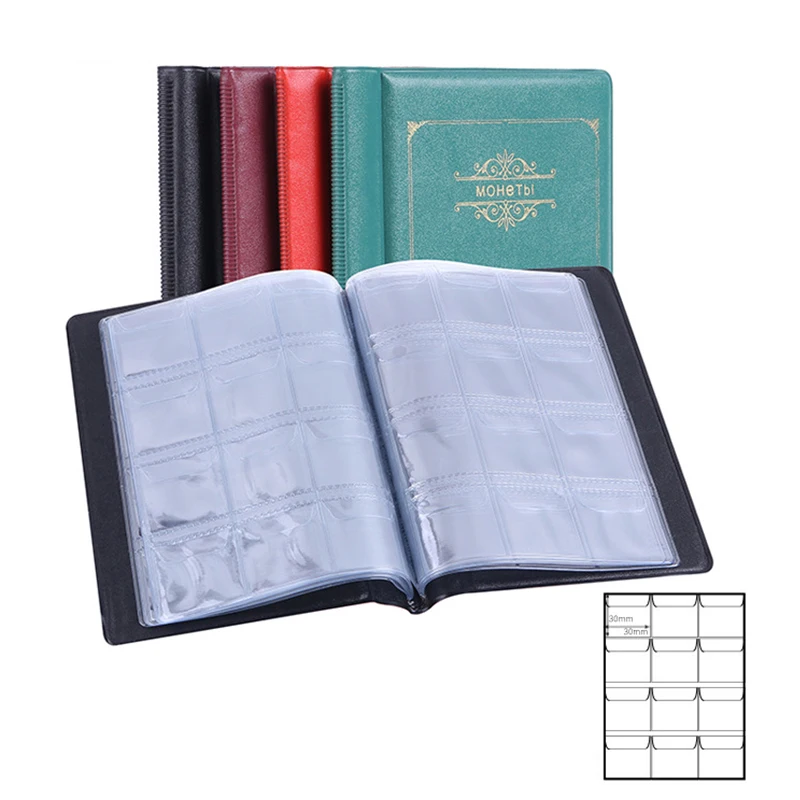 

120 карманов, книга для монет, держатель для монет, фотоальбом, коллекция размеров, классический фотоальбом