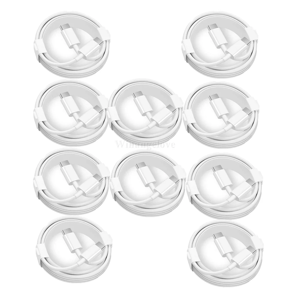 20Piece USB C to USB C Fast Charging PD USB Type C to 8pin Wire Cable For Phone 13 Pro Max 12 11 XS MAX USB C Mobile Phone Kabel