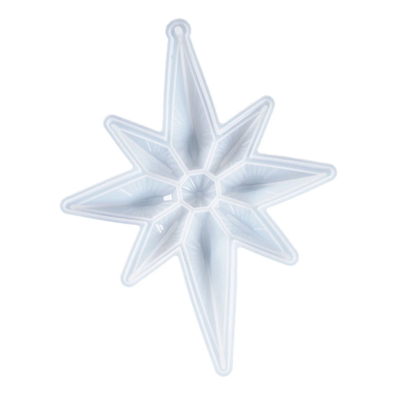 

Handmade Anise Star Hanging Listed Mold Hanging Pendant Silicone Mold Handicraft Doorplate Decorative Resin Casting Mold