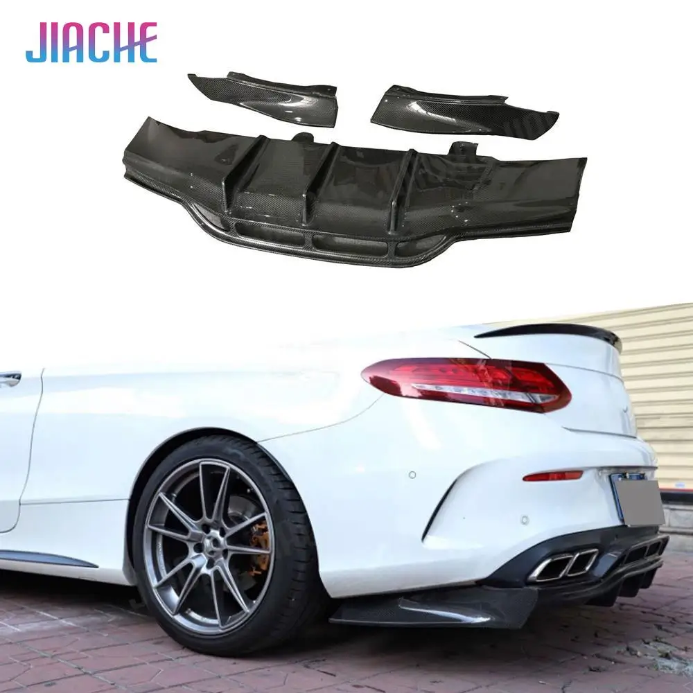 

Диффузор заднего бампера из углеродного волокна для Mercedes Benz C class C205 C63 Coupe 2 Door 2014-2018 FRP