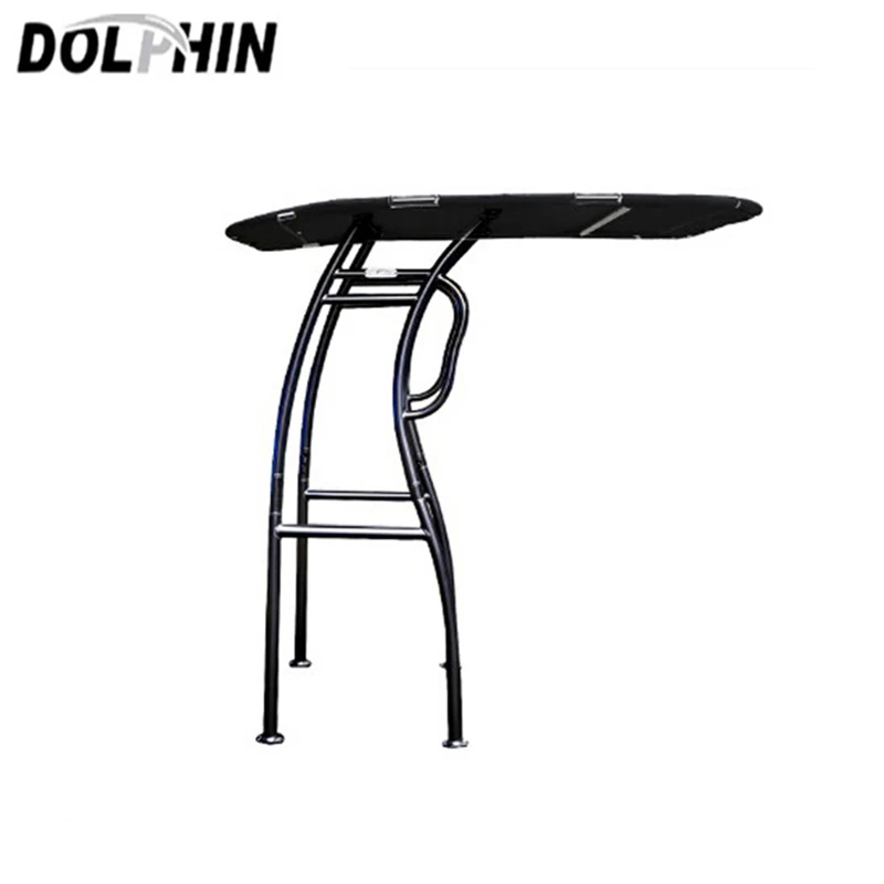 

Dolphin Pro2 T-TOP Black Coated Frame With Black Canopy Center Console Boat T TOP