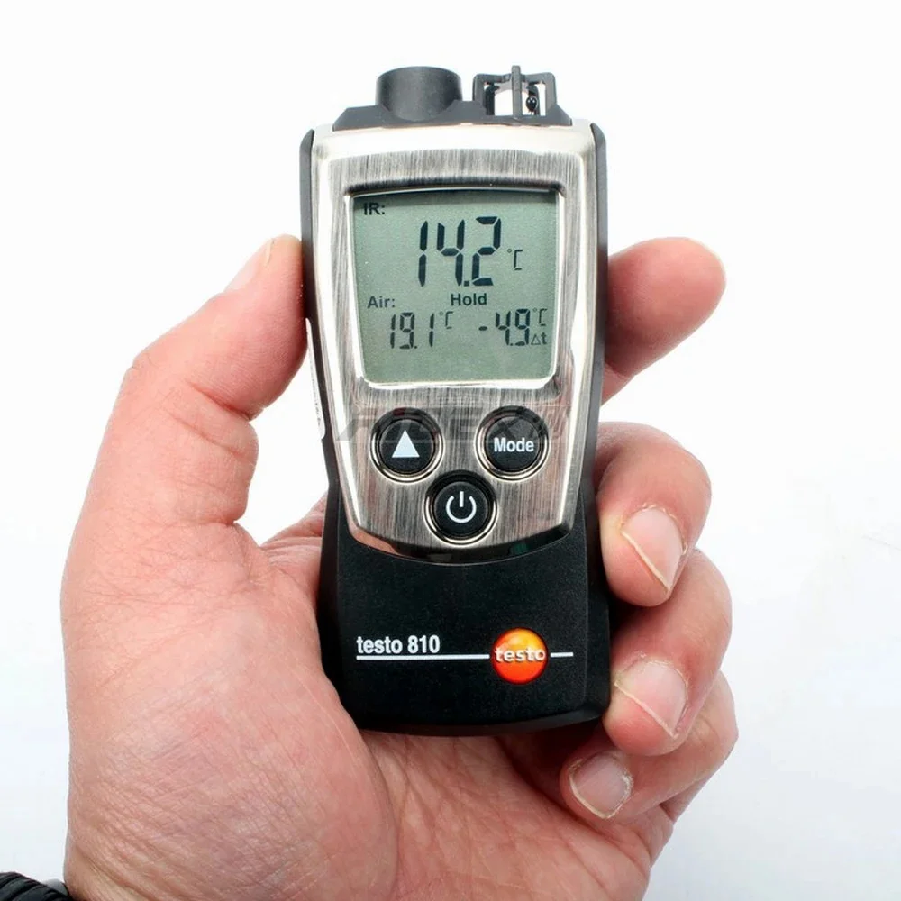 

Инфракрасный термометр Testo 810, беспроводной мини-термометр, тестер бесконтактного фотометра для промышленного и бытового использования