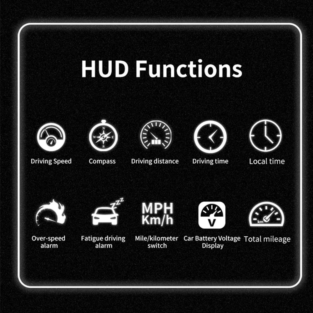 

1 Set GPS Speedometer GPS Speedometer -30 To 80 Degree ABS+PC DC 12-24V GPS Speedometer Overspeed Alarm Odometer C3060 For Car