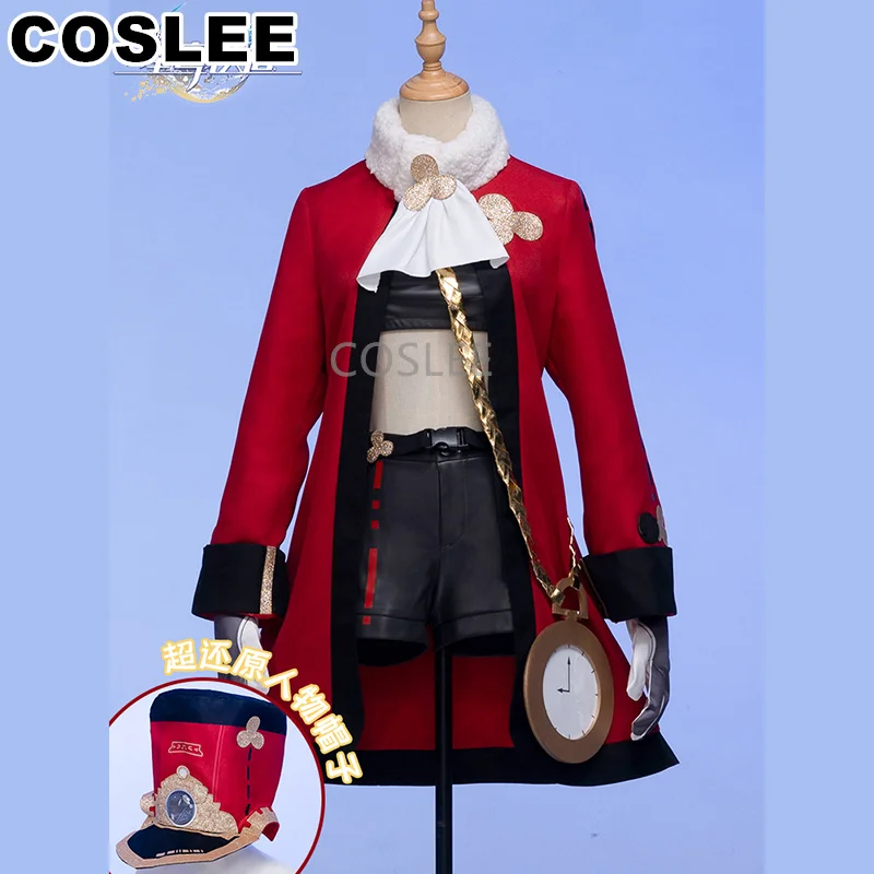 

COSLEE Pom-Pom Cosplay Honkai: Star Rail Costume Game Suit Lovely Uniform Halloween Party Role Play Outfit Women XS-XXL New