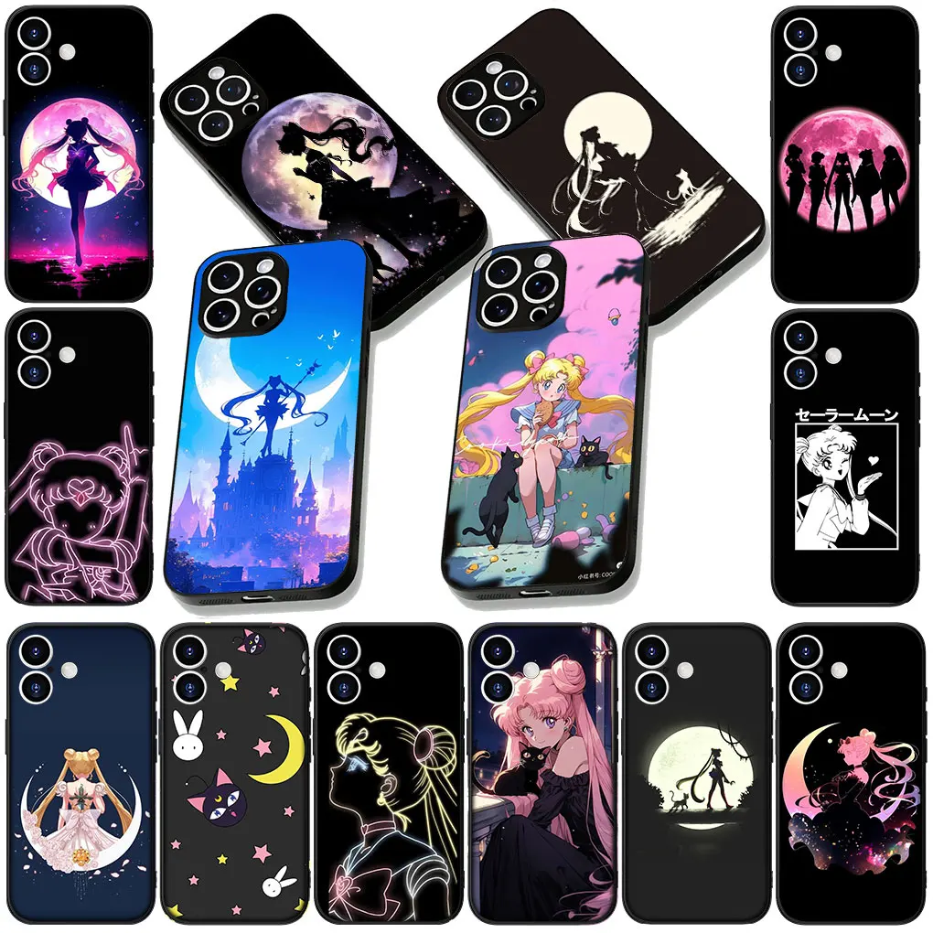Мягкий чехол для Samsung Galaxy S25 S24 S23 FE Plus Ultra S7 Edge A16 A15 5G S25+ с принтом Lovely S-Sailors Poster Moon (art.: 3920d7c990dea) - 3920d7c990dea