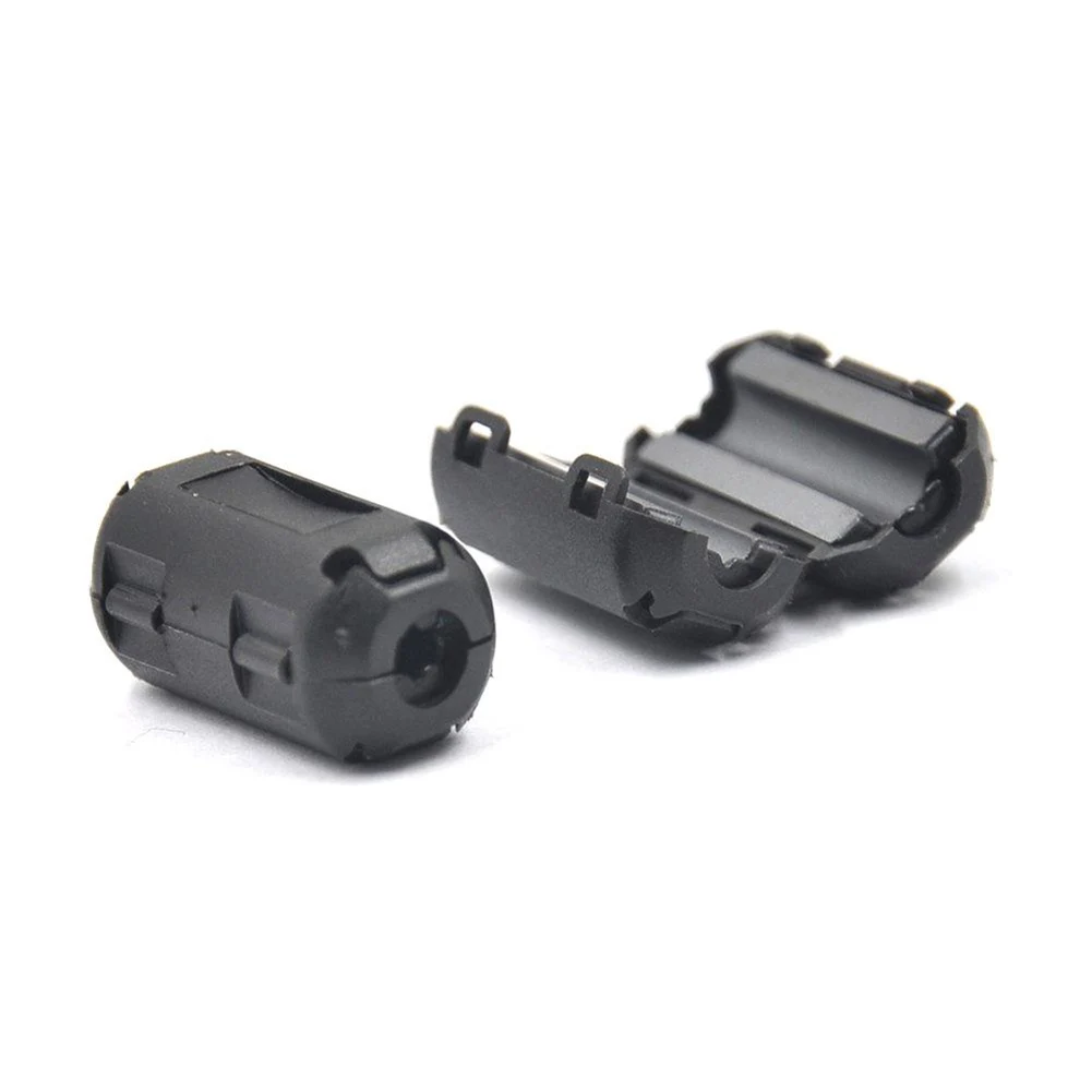 2/5pcs 5mm Ferrite Core Cord Ring Choke Bead RFI EMI Noise Suppressor Filter For Power Cord USB Cable Antenna Audio Cable