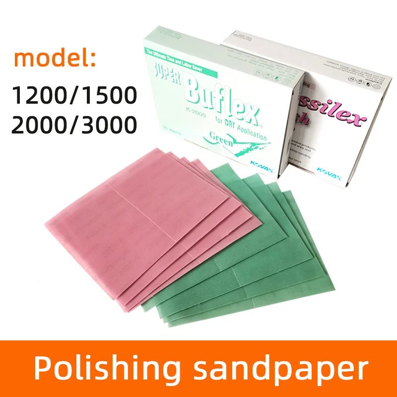 Japan KOVAX Square Soft Abrasive Paper Car Orange Peel Pattern Dry Grinder Polishing Machine Fine Polishing 2000 Sandpaper