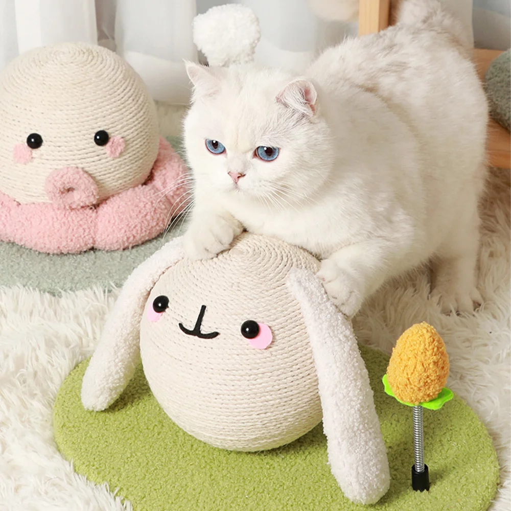 

Cat Scratch Board Kitten Sisal Cat Scratching Ball Cat Toy Wear-Resistant Pet Grinding Claw Play Fun Furniture Supplies