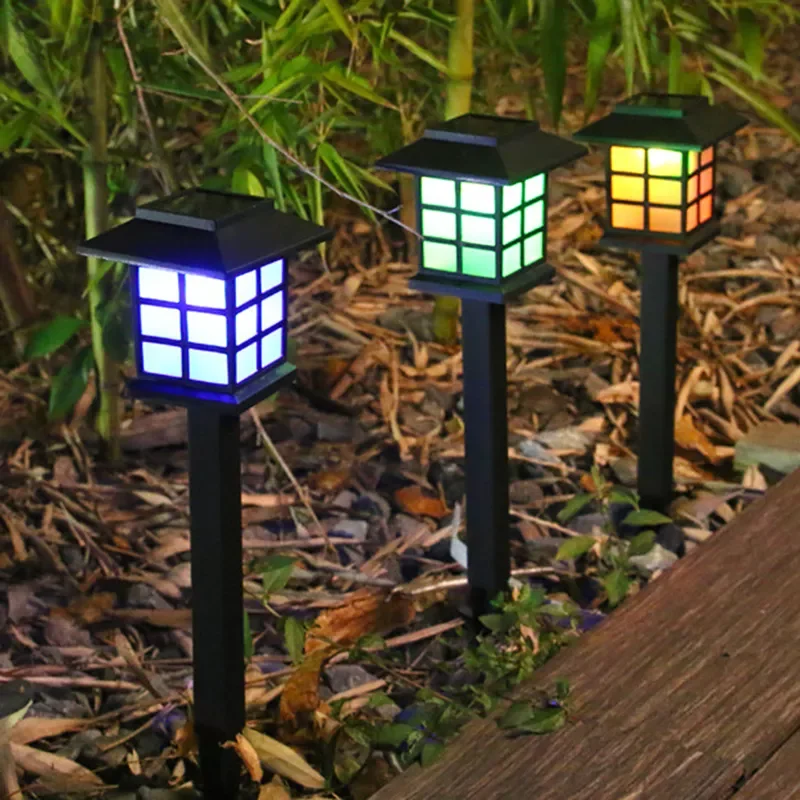 

Solar Garden Light Simulation Flame Light Outdoor Household Waterproof Led Lawn Light Villa Decorative Street Lamp