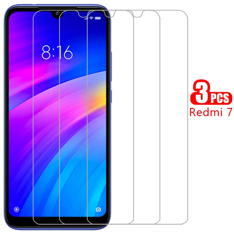 

protective tempered glass for xiaomi redmi 7 screen protector on redmi7 safety film xiomi xiami xaomi red mi readmi remi redme