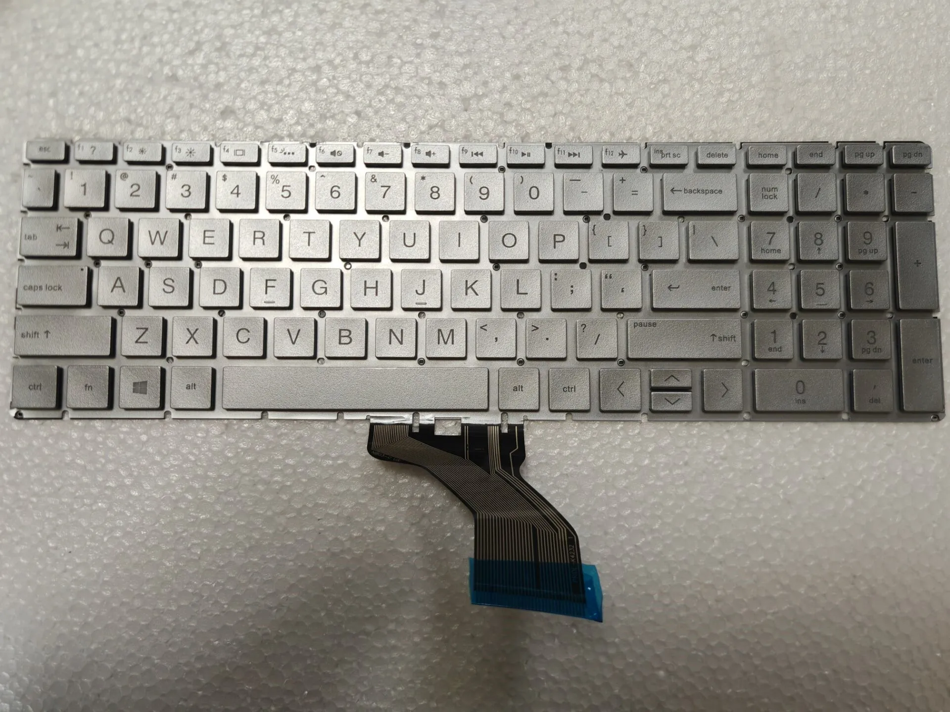 Серебристая клавиатура с подсветкой в США для HP 15-DA 15-DR 15-DK 15-DB 15-DX 15-CX 250 G7 255 256 17-CA