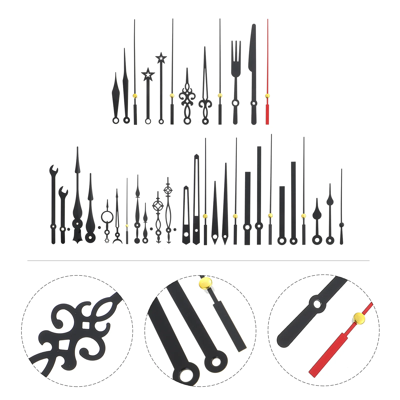 

Clockparts Replacement Repair Mechanism Shaftmotor Wallmovement Replacements Setskit Yourself It Dokits