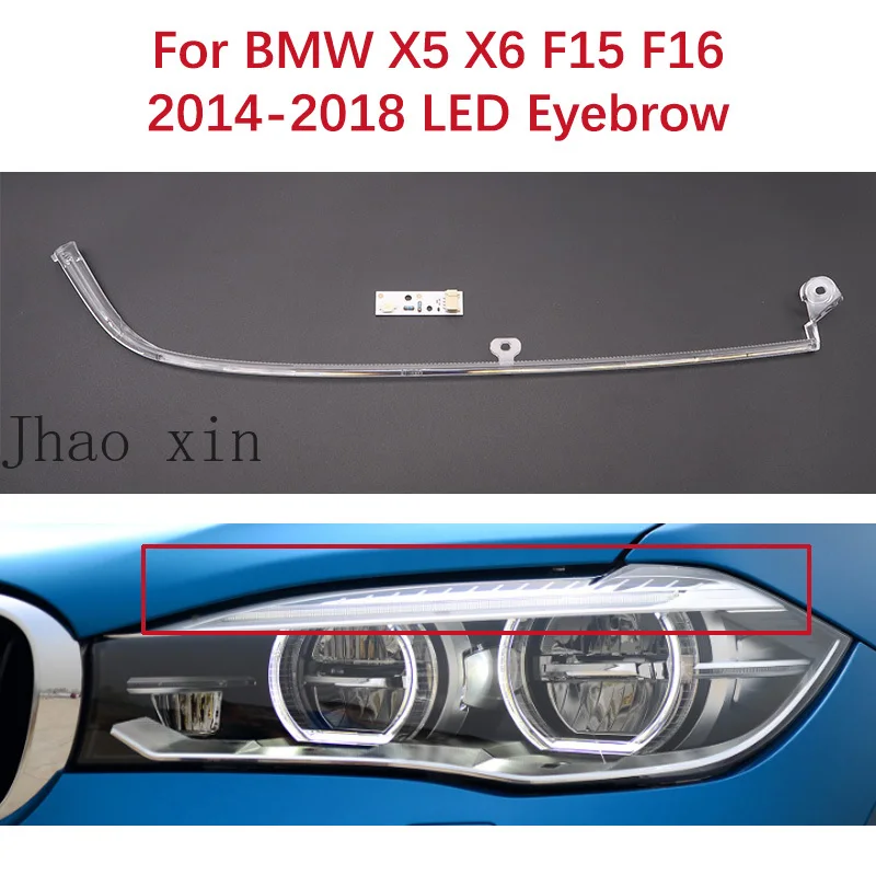 Фото Плата управления светодиодными фарами White Light Angel Eye для BMW X5 X6 F15 2014-2018, модуль балласта DRL, трубка-чип для дневных ходовых огней №1