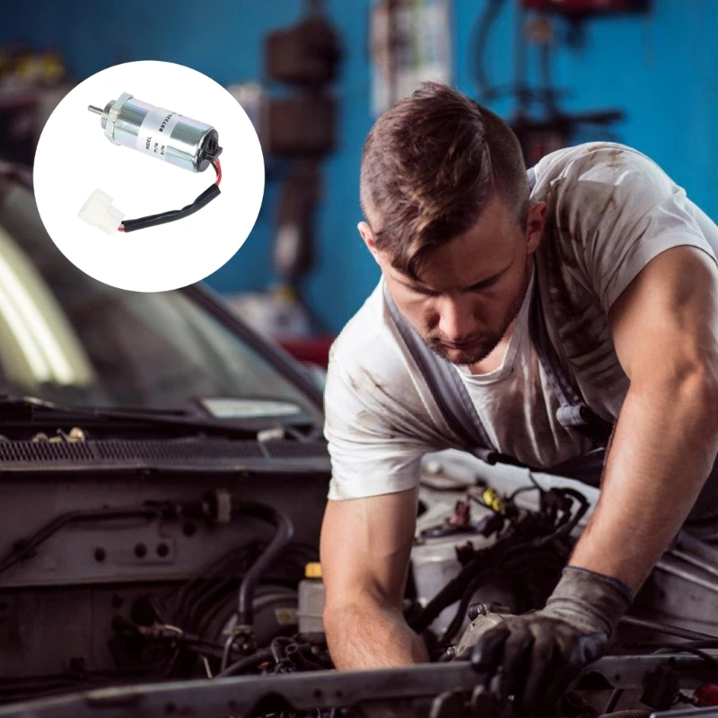 Соленоид остановки подачи топлива соленоид отключения 897329-5680 12 В стопорные