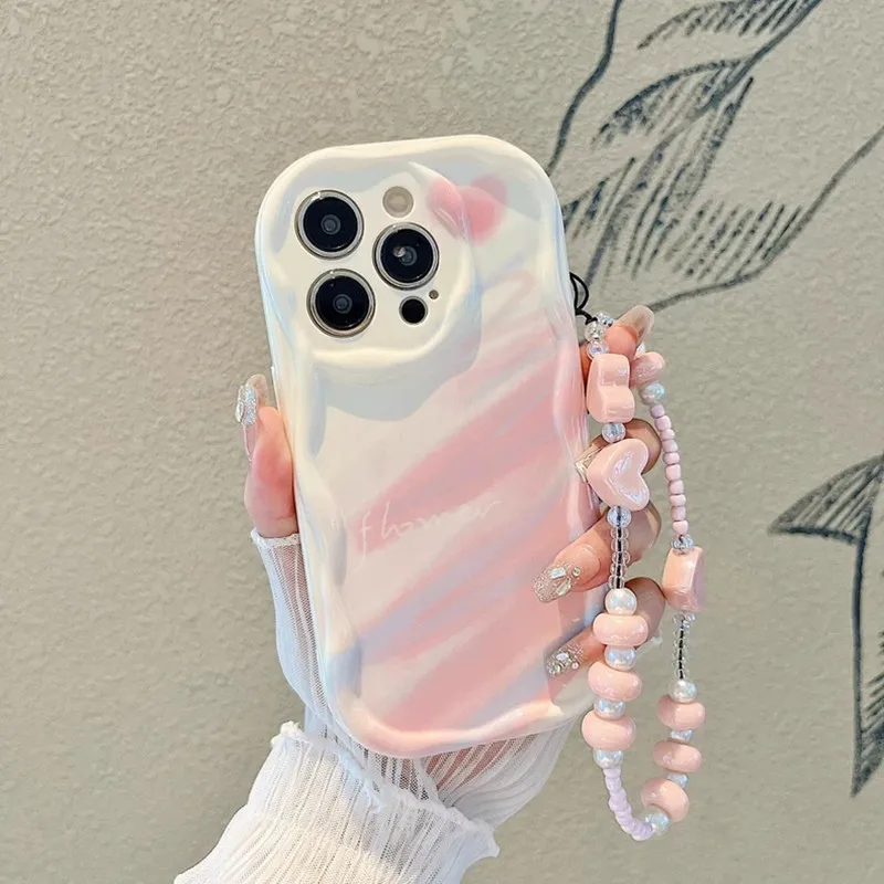 Чехол для Xiaomi POCO X5 X3 X6 Pro X4 NFC F3 F4 GT M3 M4 M6 5G MI 11 Lite NE 12T 12 Радужный чехол с ремешком на