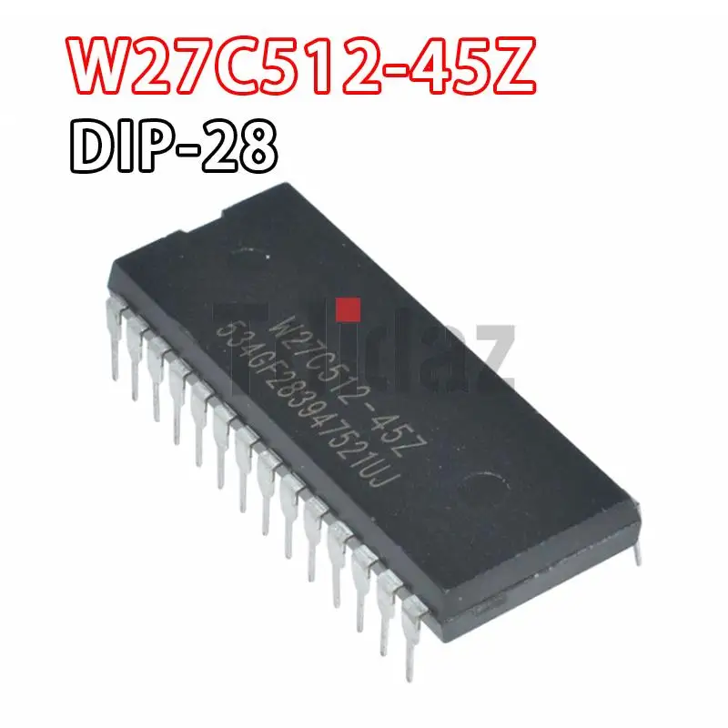 5 шт., флейта DIP W27C512 DIP-28 27C512-45Z DIP28 27C512-45