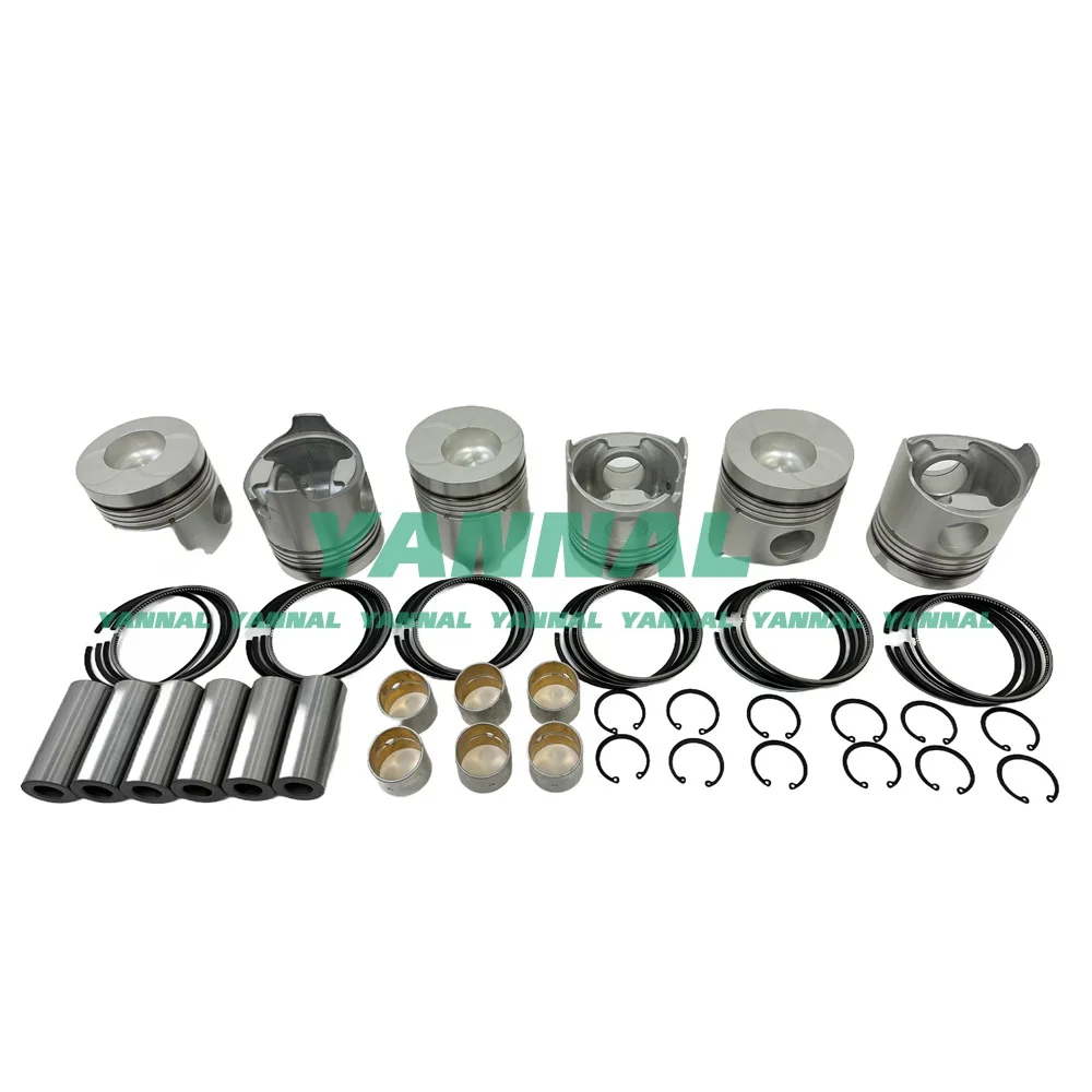 Поршень H06C с поршневыми кольцами для деталей двигателя Hino