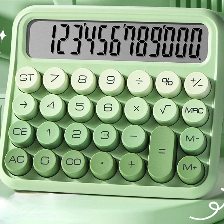 Большой беззвучный калькулятор с градиентом учебная арифметика