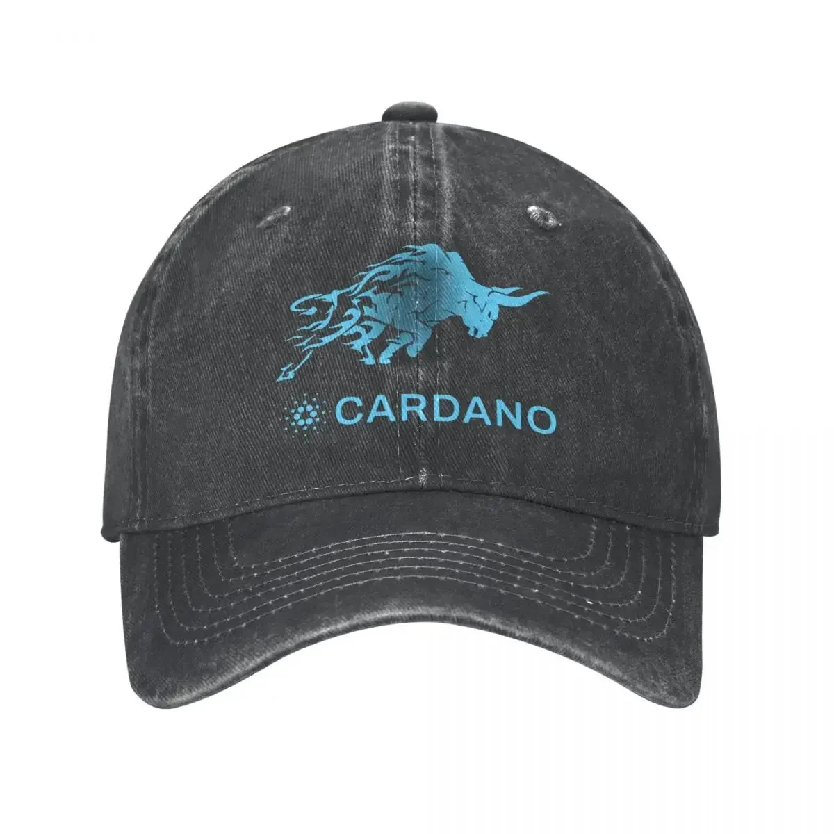 Бейсбольные кепки Cardano винтажные потертые джинсовые Hodl ADA кепка Snapback с монетами